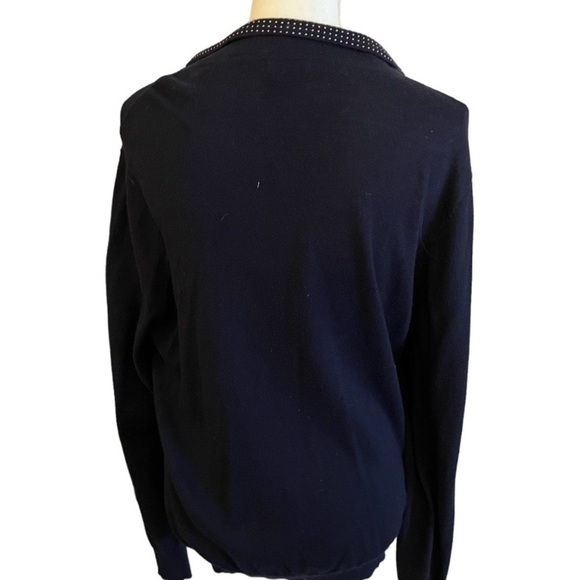 MERONA cotton sweater with bling on collar, XXL, great indoor jacket - Picture 5 of 7